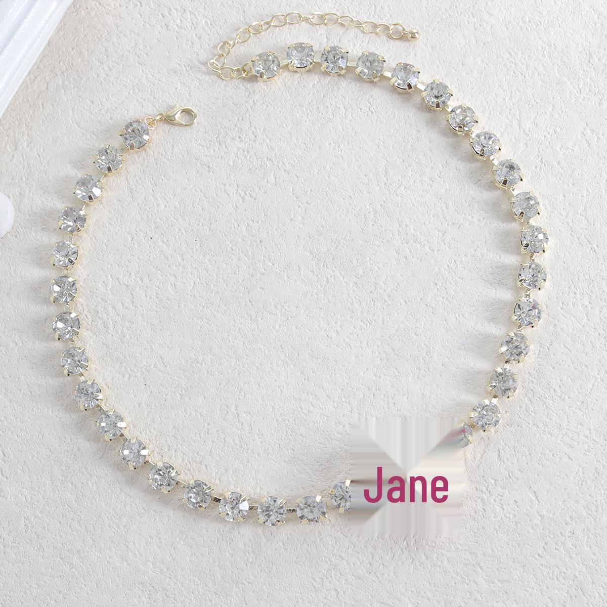 

Роскошное колье-чокер с бриллиантовой подвеской в форме сердца - Европейская и американская креативная мода