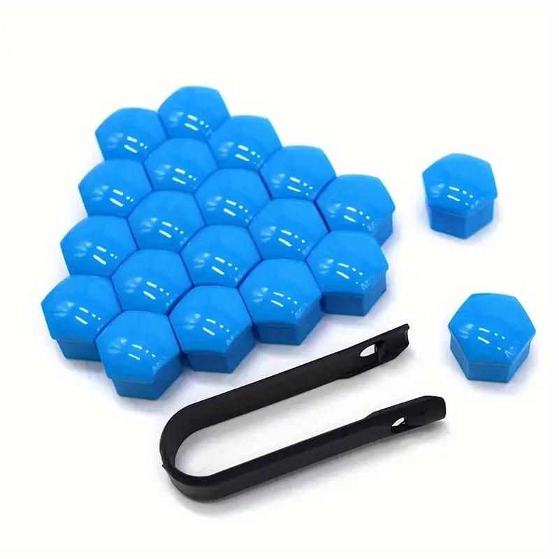 20Pcs Car Wheel Nut Caps Anti-Rust Auto Hub Screw Protection Covers Car Tire Screw Caps Nut Bolt Covers Auto Exterior 17/19/21mm