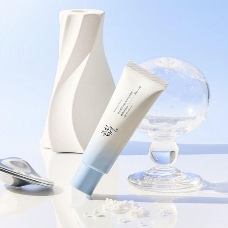 Beauty of Joseon Deluxe Set Relief Sun Aqua-Fresh Rice + B5 SPF50+ PA++++ 50ml + Travel Size 10ml (1 Set)