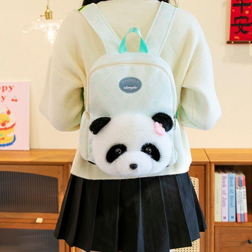 Cartoon Kids School Backpack Lightweight Panda Primary School Bags  Elementary School