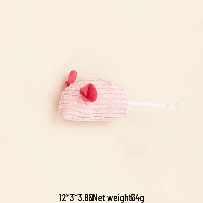 Cat Toy Set: Plush Feather Mouse Molar & Bite-Resistant