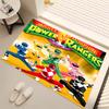 1 Stück Mighty Morphin Power Rangers Druck Teppich - Weiche, Waschbare Rutschfeste Indoor-Matte, Wohnzimmer, Home-Office Dekorativer Teppich, Büro Dekoration