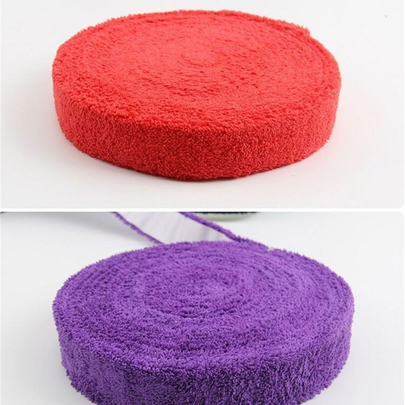 Badminton Racket Grip Tape, Racket Grip Towel Antislip Grip Tape, Water Absorbent Adhesive Squash Racket Grip for Racket