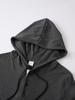 Men's Autumn/Winter Casual Hooded Long Sleeve Pullover with Drawstring and Button