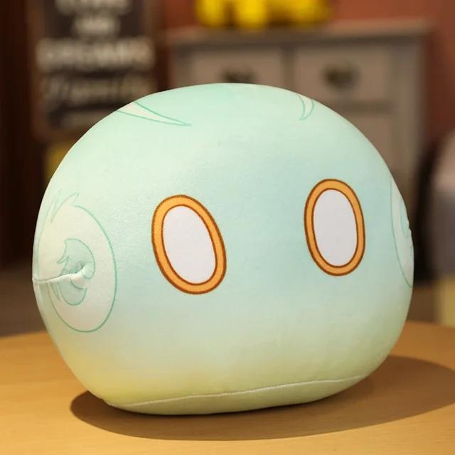 10cm Anime Project Genshin Impact Slime Pillow Doll Women Men Kawaii Cartoon Cosplay Plush Toys Accessories