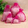 50pcs/lot Organza Gift Bag For Jewelry 24 Colors Drawstring Pouches For Wedding Christmas Candy Gift Bags Jewelry Packing