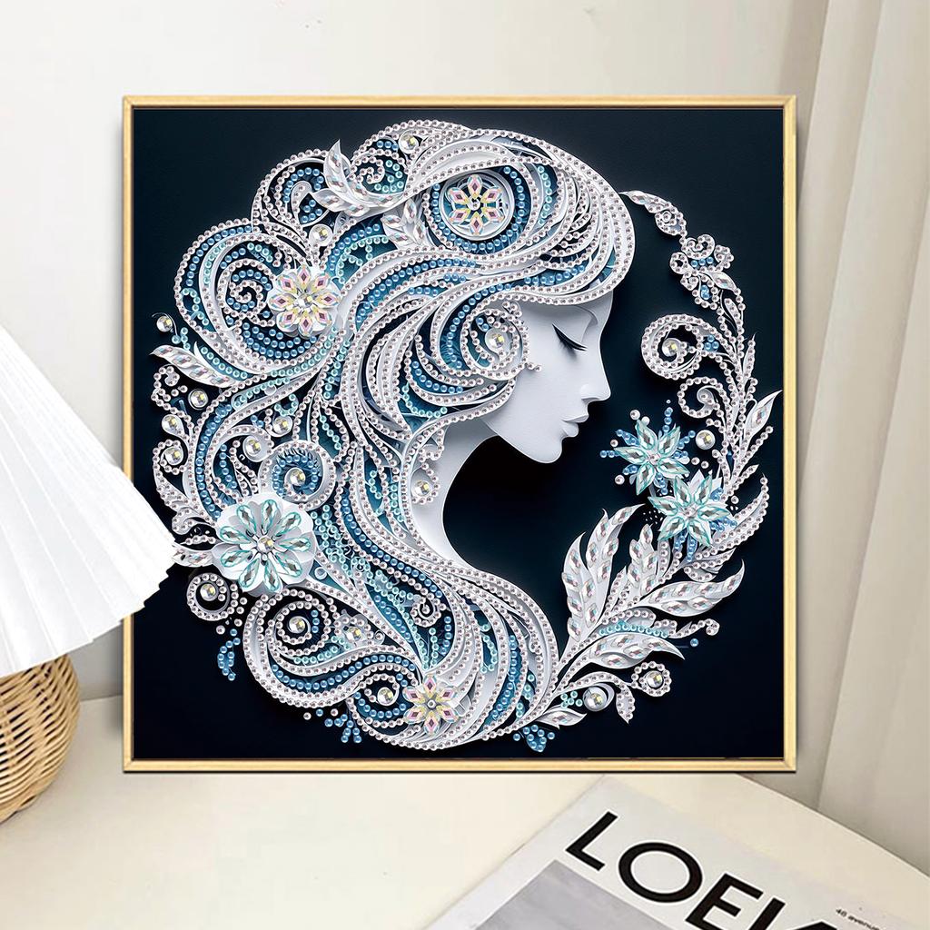 Spezielle Form Diamond Art Malsets für Erwachsene und Anfänger, DIY schöne Diamond Art Malerei für Heimwanddekoration Geschenke