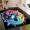 3D Cartoon Sci-fi Movie (Stitch) Rug, Suitable for Living Rooms, Children's Rooms, Bedrooms, Sofas, Doormats, and Other Home Déc