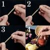 Cigar Puncher Brass Portable Titanium Alloy Toothpick Combination All-in-one Toothpick Tube Portable Simple Fruit Signatures