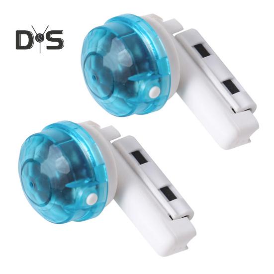 

2 шт. Сигнальная лампа для поклевки на рыбалке, датчик кончика удочки, электронный индикатор поклевки, меняющий цвет светодиодной лампы, аксессуары для морской рыбалки 2pcs