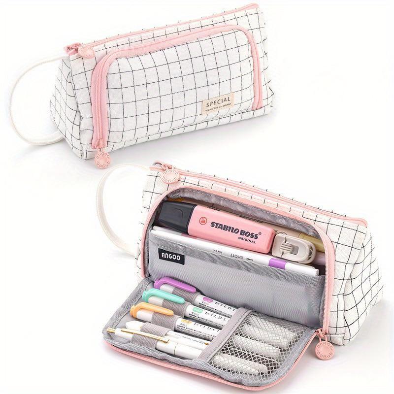 Multi Layer Large Capacity Pencil Case Pen Storage Supplies Pen Box Kawaii Cute Pencil Cases Bags Stationary School Supplies