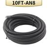 AN6 AN8 AN10 1M 3M Braided PTFE E85 Fuel Hose Oil Gas Cooler Hose Line Pipe Tube Outside 304 Stainless Steel Braided Ide