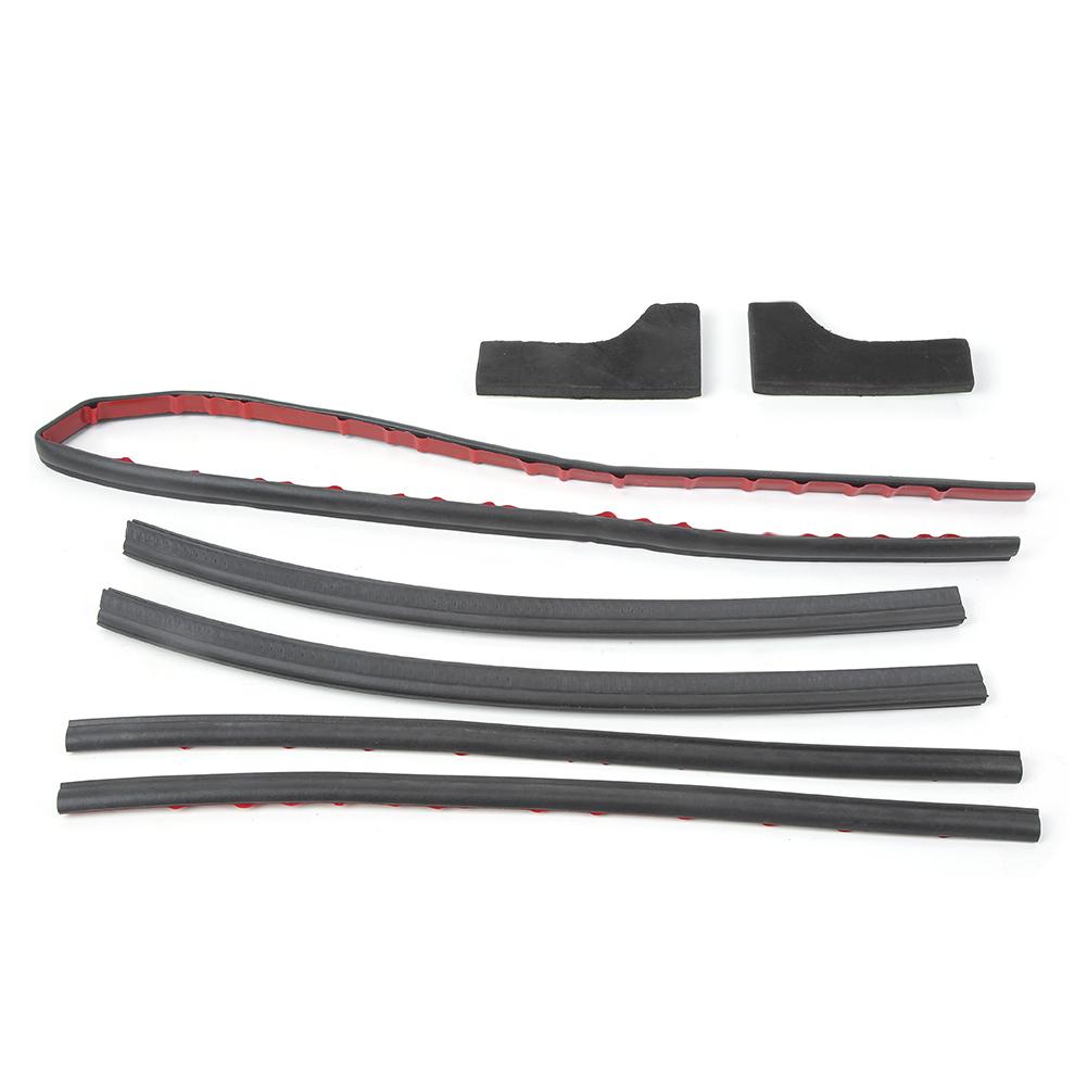7pcs Tailgate Seal Kit Rear Door Seal Fits for  VOLKSWAGEN AMAROK 2010   2018