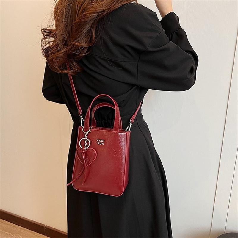 Bolso de hombro de piel sintética a la moda, minibolso bandolera plateado, bolso cuadrado pequeño de alta calidad para mujer.