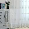 Luxe Gaasgordijn, Woonkamer, Slaapkamer, Europees-stijl Geborduurd Gaasgordijn, Driedimensionaal Vliegengaas, Balkonscherm en Verduistering