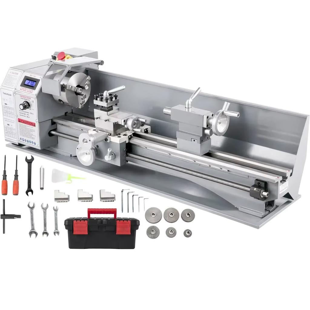 SIHAO Metal Lathe Mini 750W 220V 8.7" Swing Over Bed 29.5" Centers
