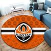 Shakhtar Donetsk Round Area Rug,Carpet Rug for Living Room Bedroom Sofa Playroom Decor,Non-slip Floor Mat