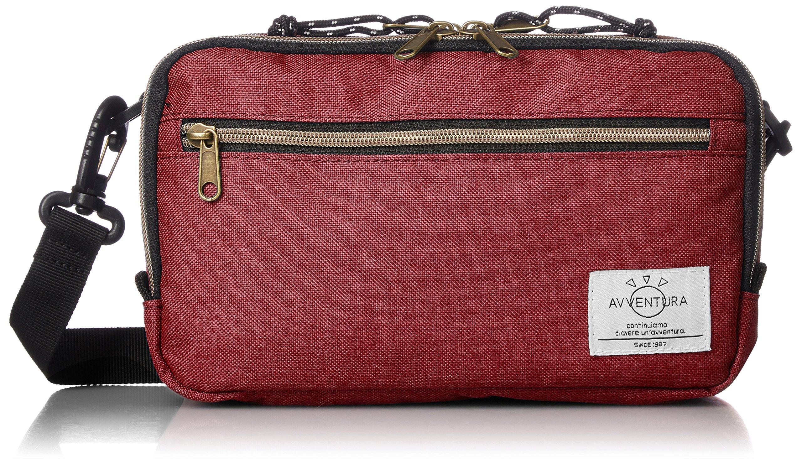 Сумка через плечо Aventura Heather Nylon с двумя отделениями SHN-30231 (красный)