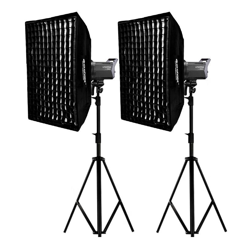 Godox LA200Bi Bi-Color LED Video Light 2-Light Kit