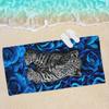 Polyester Beach Towel - Versatile Towel for Swimming, Fitness, Camping, Yoga, Travel and Beach Activities