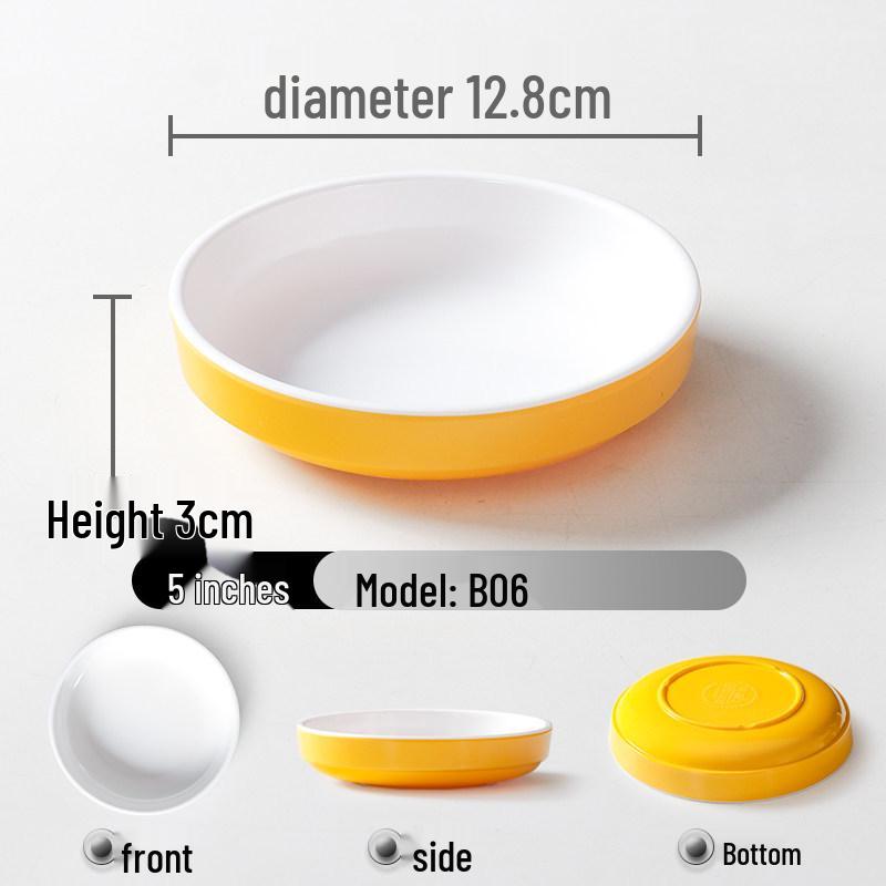 Melamine Imitation Porcelain Steamed Egg Bowl - Durable Small Catering Dish