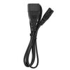 IEC320 C14 Male To IEC320 C7 Female Power Cord 1m 2.5A To 10A Extended Cable C14 To C7 Adapter