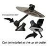 Car Crash Cymbal Alloy Car Air Vent Musical Saucer Drum Mini Drum Easy To Install Clip-On Car Interior Decor Accessories
