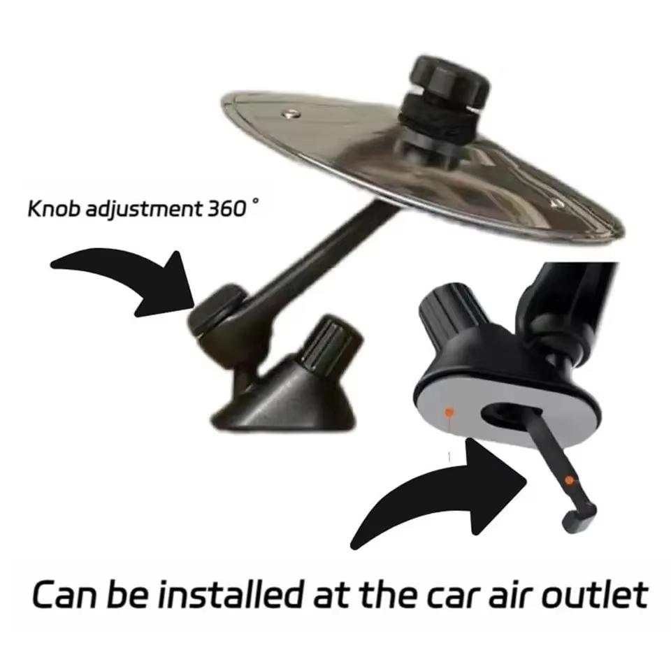 Car Crash Cymbal Alloy Car Air Vent Musical Saucer Drum Mini Drum Easy To Install Clip-On Car Interior Decor Accessories
