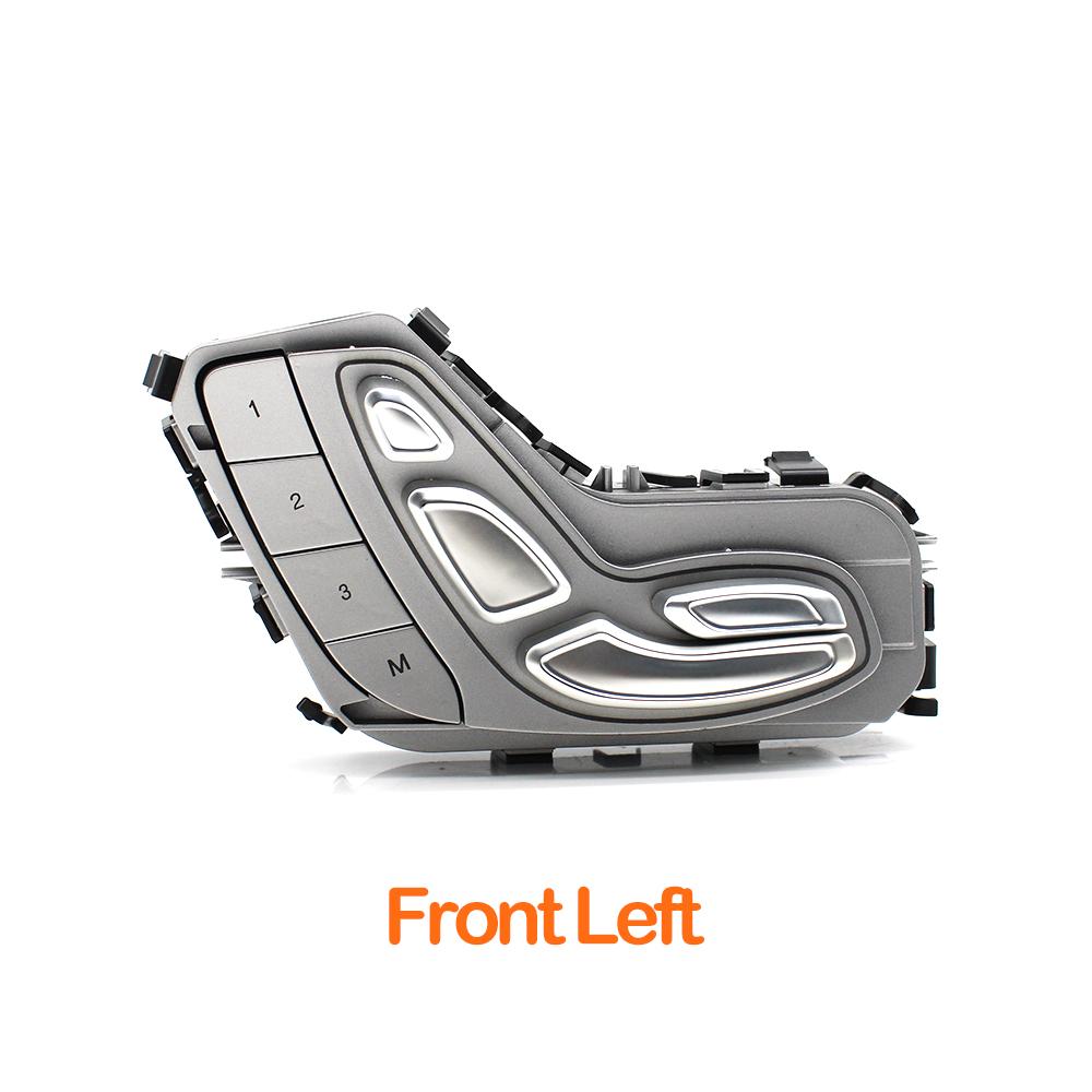Car Front Seat Backrest Headrest Adjust Switch Memory Button For Benz C E GLC CLS EQC Class W205 W213 W253 W257 W293 2139059803 Left
