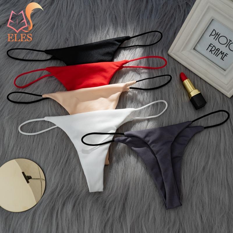 

Жіноча білизна Літня сексуальна безшовна тонка білизна з льодяного шовку з низькою посадкою Тонг M білий