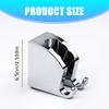 Shower Head Holder No Drilling Required Strong Adhesive Shower Stand Wall Mount with Hooks for Bathroom Accessories