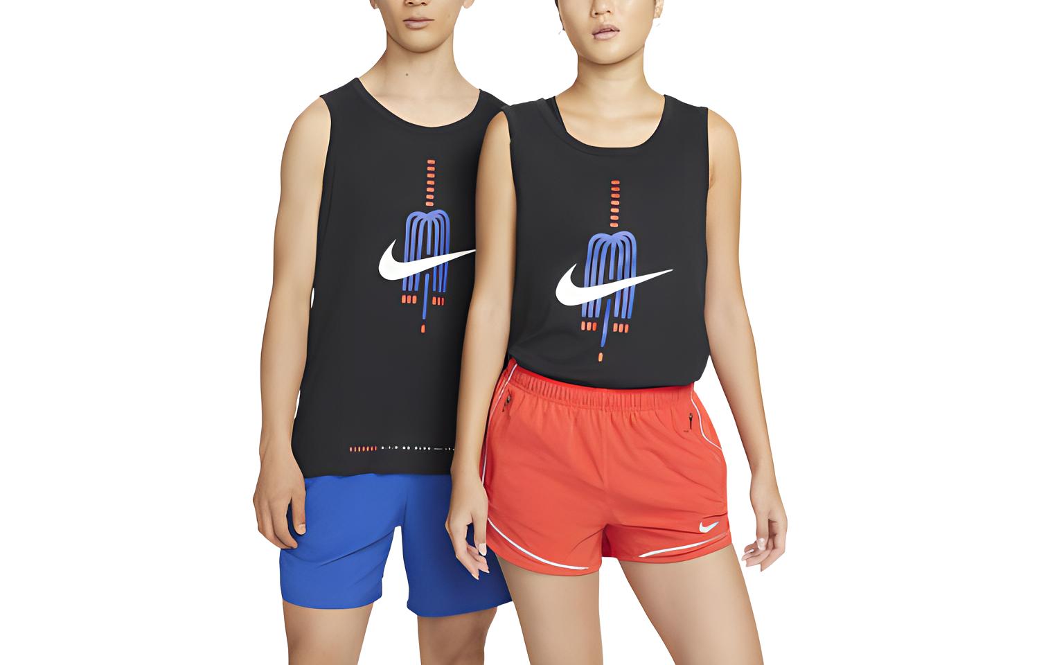 

Nike Tank Tops Unisex Black Crew Neck Moderate Straight Fit DR7669-010 L