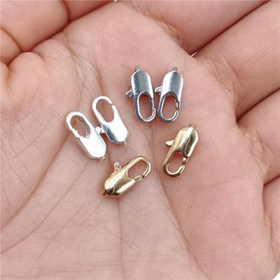 Home Party Supplies Lobster Clasp DIY Jewelry Making For Bracelet Necklace Chains DIY NecklaceBracelet Supplies 10Pcs 5*12mm Jump Rings High Quality