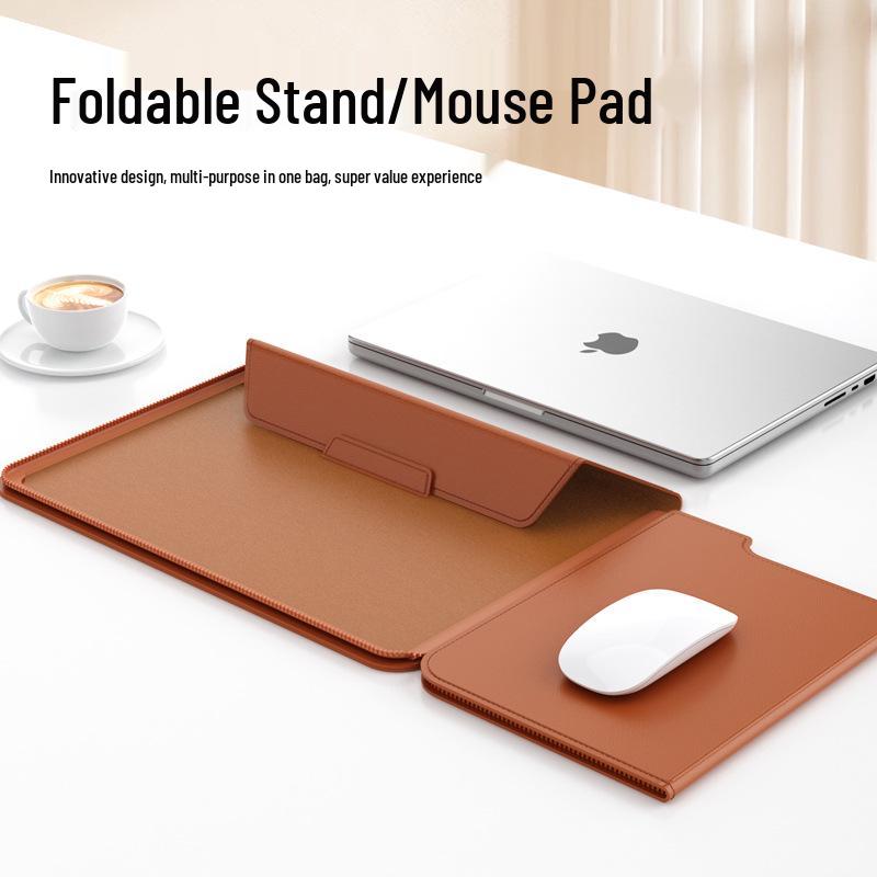 14-Inch Cross-Border Laptop Bag with Stand, Fits MacBook 15-Inch - Protective Sleeve Cover