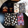 Happy H-Halloween HH  Phone Case For iPhone 17,16,15,14,13,12,11 Plus,Pro Max,XS,Soft Silicone Black Cover