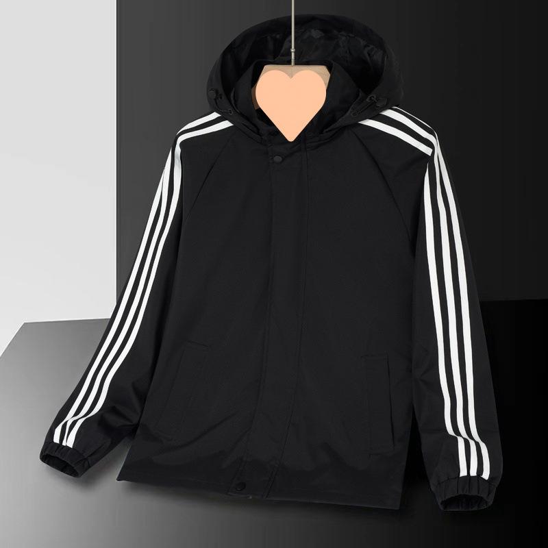 Autumn Jacket Spring and Autumn Couple Sports Men's Versatile Casual Jacket Hooded Tide