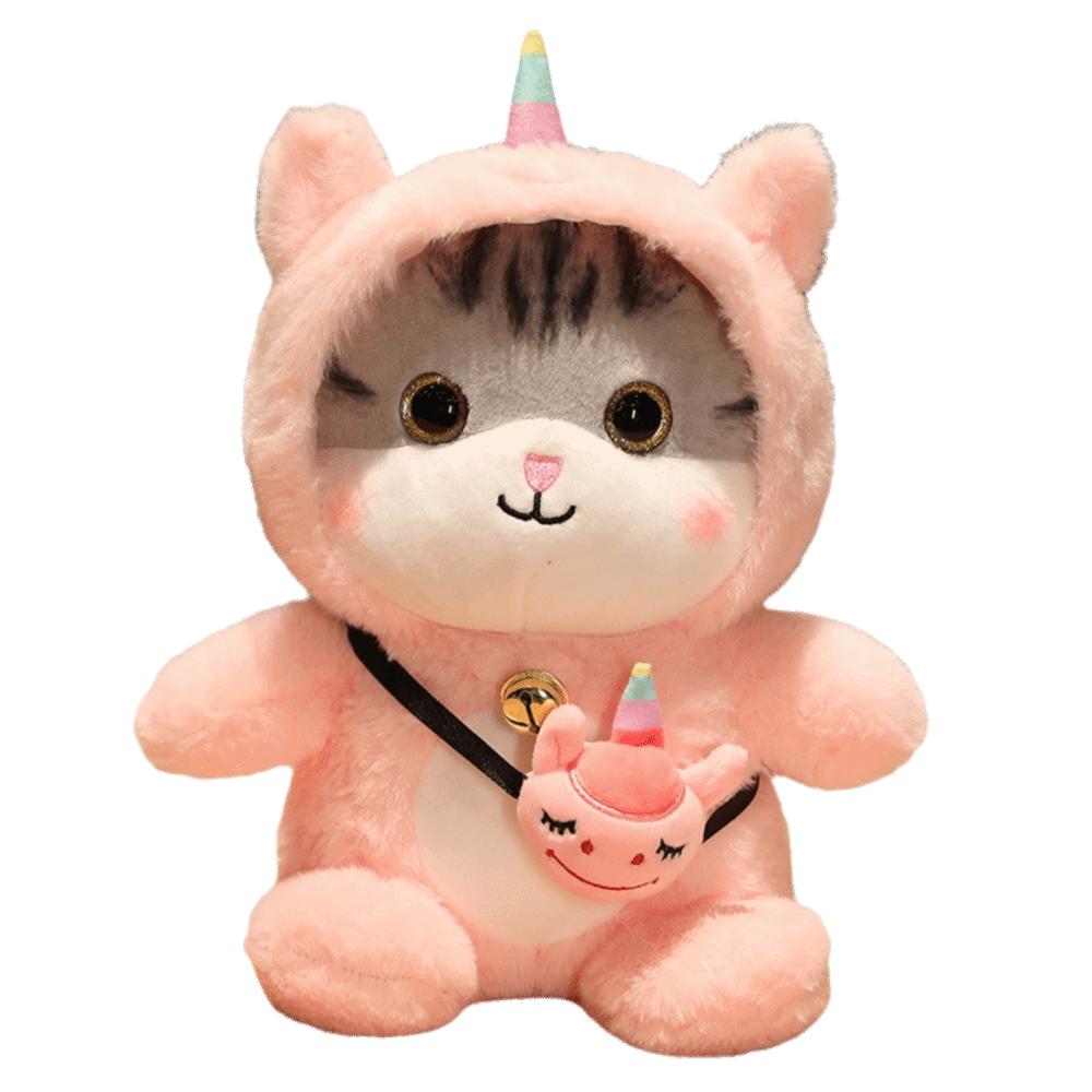 

Soft Material Stuffed Animal Toy Kawaii Design Cat Plush Toy Cute Cat Cat Doll Car Decor 30cm-Style 1