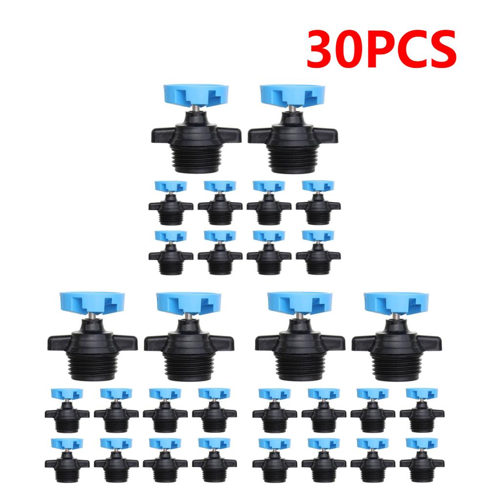 20-100PCS Rotatable Irrigation Dripper Garden Small Drip Irrigation System 6 Holes Atomizing Sprinkler Yard Watering Nozzle