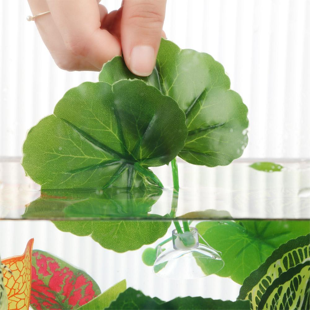 Decoration Fish Tank Hammock Betta Leaf Simulation Fish Tank Plants Aquatic Plants