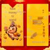 999 Fine Gold Wealth-Attracting 2mg Mobile Phone Gold Foil Cartoon Sticker