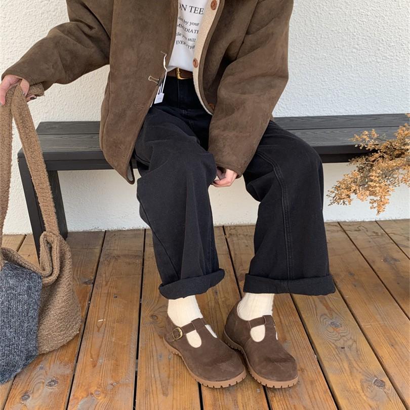 Retro skirt casual small single shoes women's 2025 autumn new fashion versatile niche design Mary Jane shoes