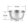 6pcs Stainless Steel Sauce Containers Reusable Leak-proof Salad Dressing Container Condiment Cup