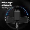 150W Car Charger PD30W Car Cigarette Lighter Adapter Voltage Display With Retractable Cable Fast Charger 22.5W For IOS Android