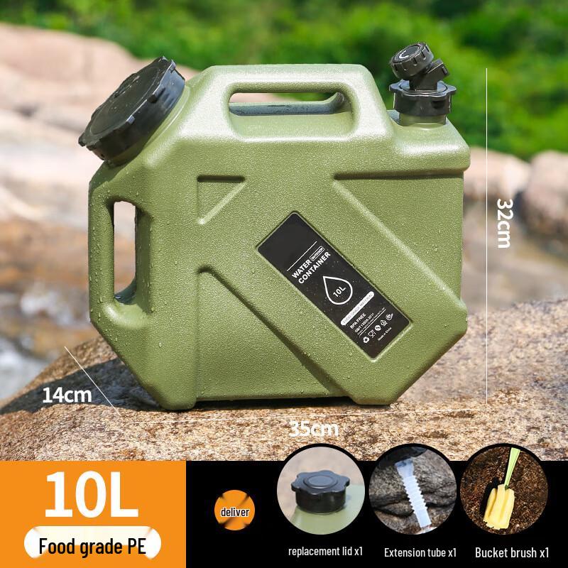 Outdoor Camping Water Bucket with Faucet