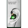 Dynamická drátová sluchátka HIFI Heavy Bass Music Headset Sluchátka do uší 3,5 mm s mikrofonem Závodní sportovní herní sluchátka s potlačením hluku