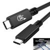 USB4 Data Cable 80Gbps USB C To USB C Cord 240W Fast Charging Cable for Notebook 5K Video Large File Transfer Use
