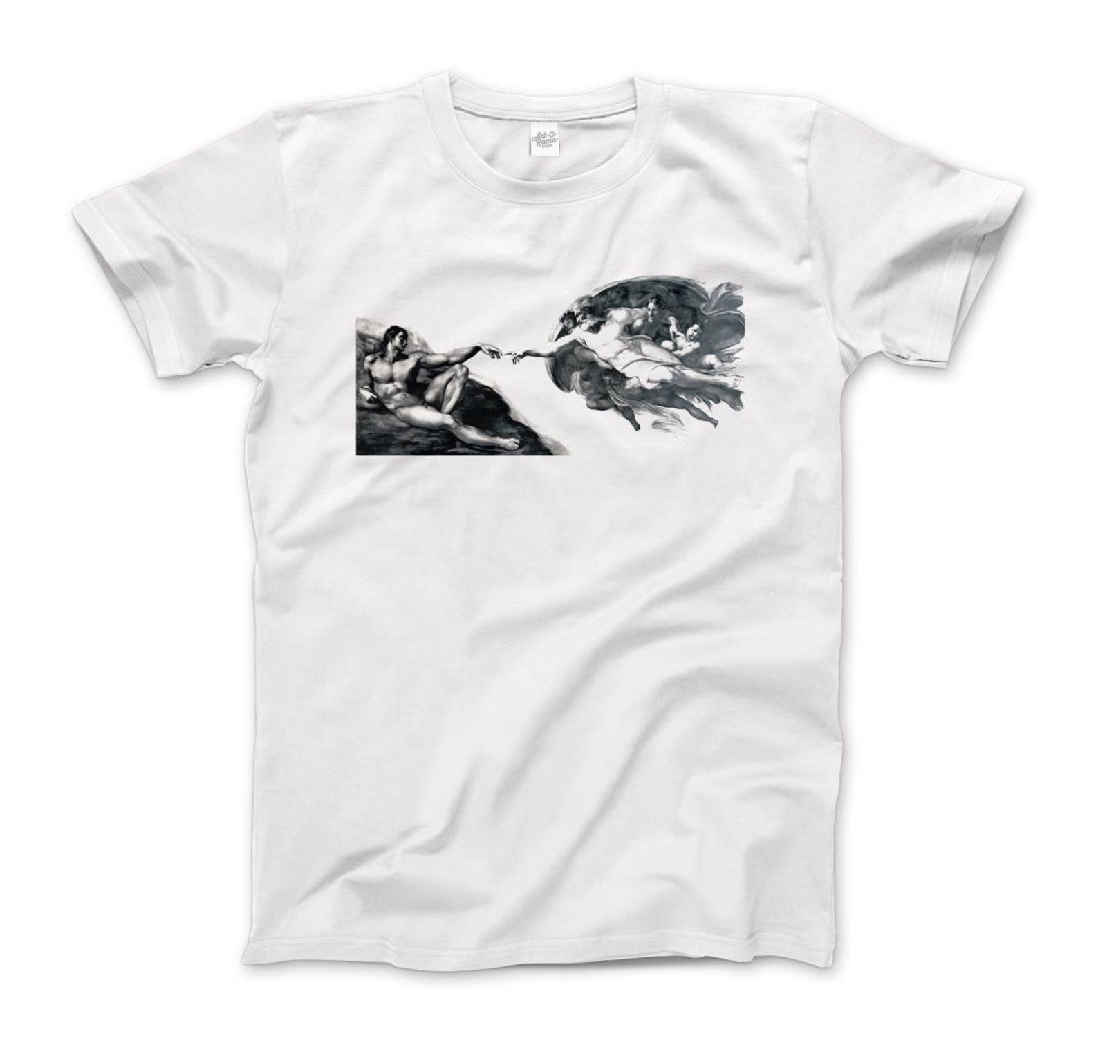 Michelangelo - The Creation of Adam Reproduction T-Shirt XL