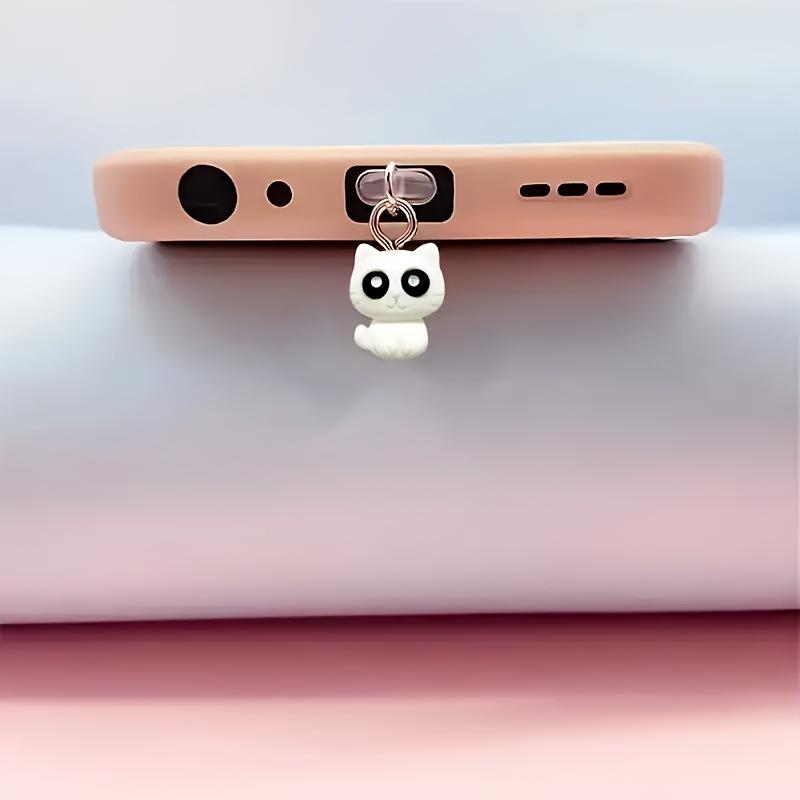 2026 F9418 Handmade Cute Kitten Phone Dust Plug