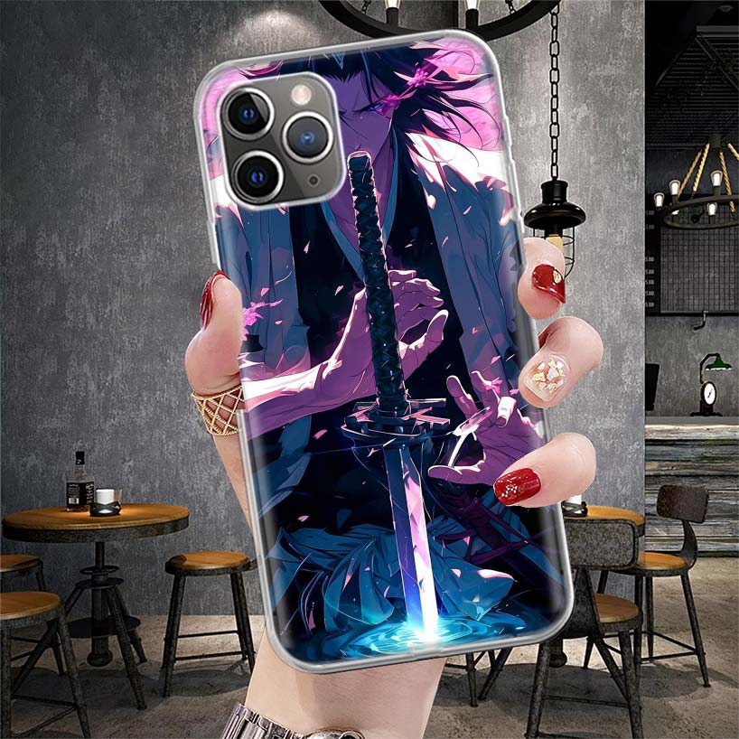 Bleach Kuchiki Byakuya Soft Phone Case For IPhone 11 17 Air 16E 16 Pro Max 15 + 14 Plus 13 Mini 12 Apple 7 SE 8 Fundas Coque 11