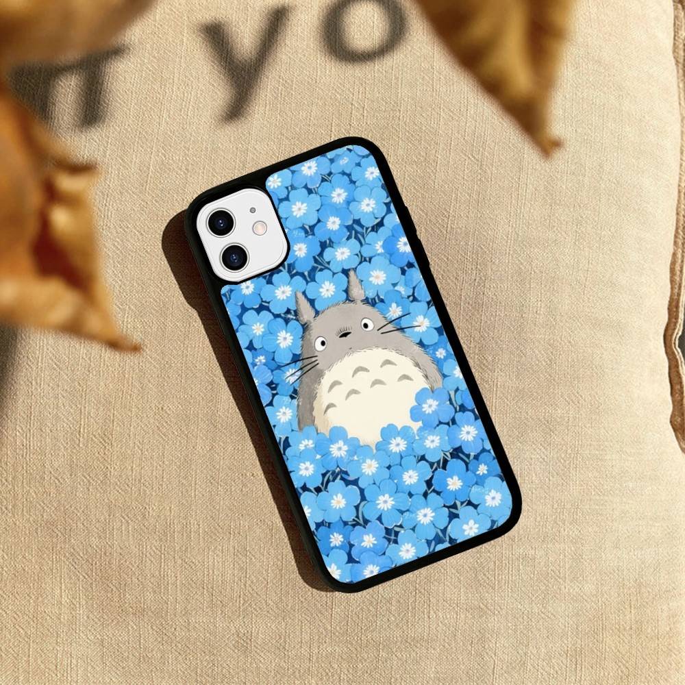 Cute T-Totoroes For iphone 17 Air 16 15 14 13 12 11 Pro Max TPU+PC Plus Shockproof Back Phone Cover